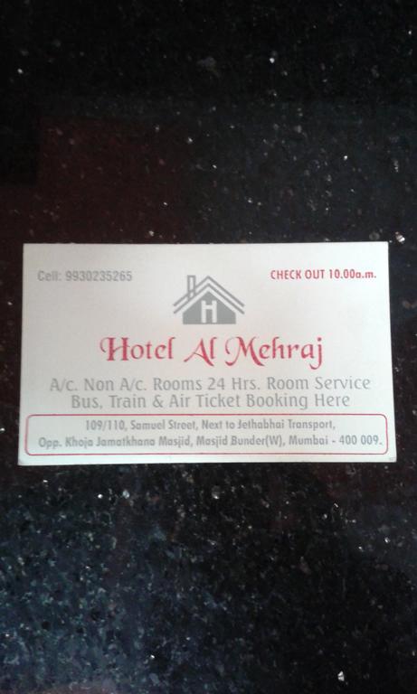 Hotel Al Mehraj Bombay Exterior foto